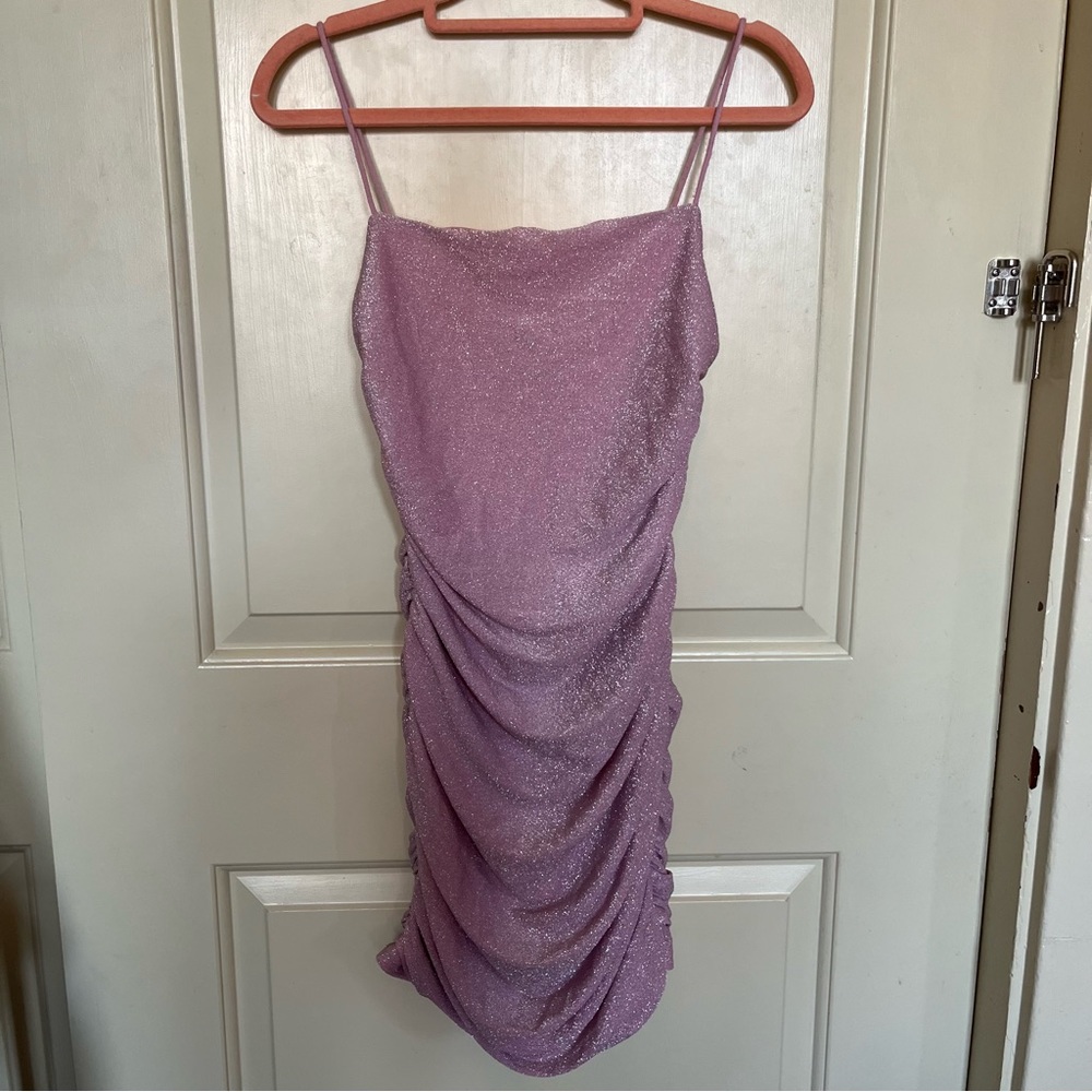 Pink sparkle dress